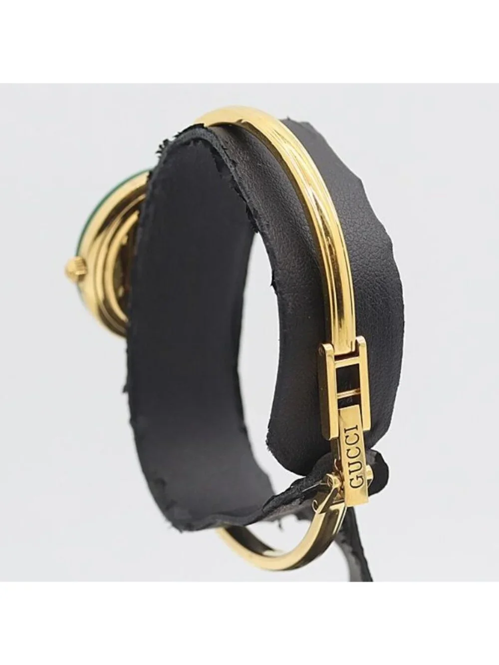 Gucci Change Bezel Quartz White Dial Bangle Watch